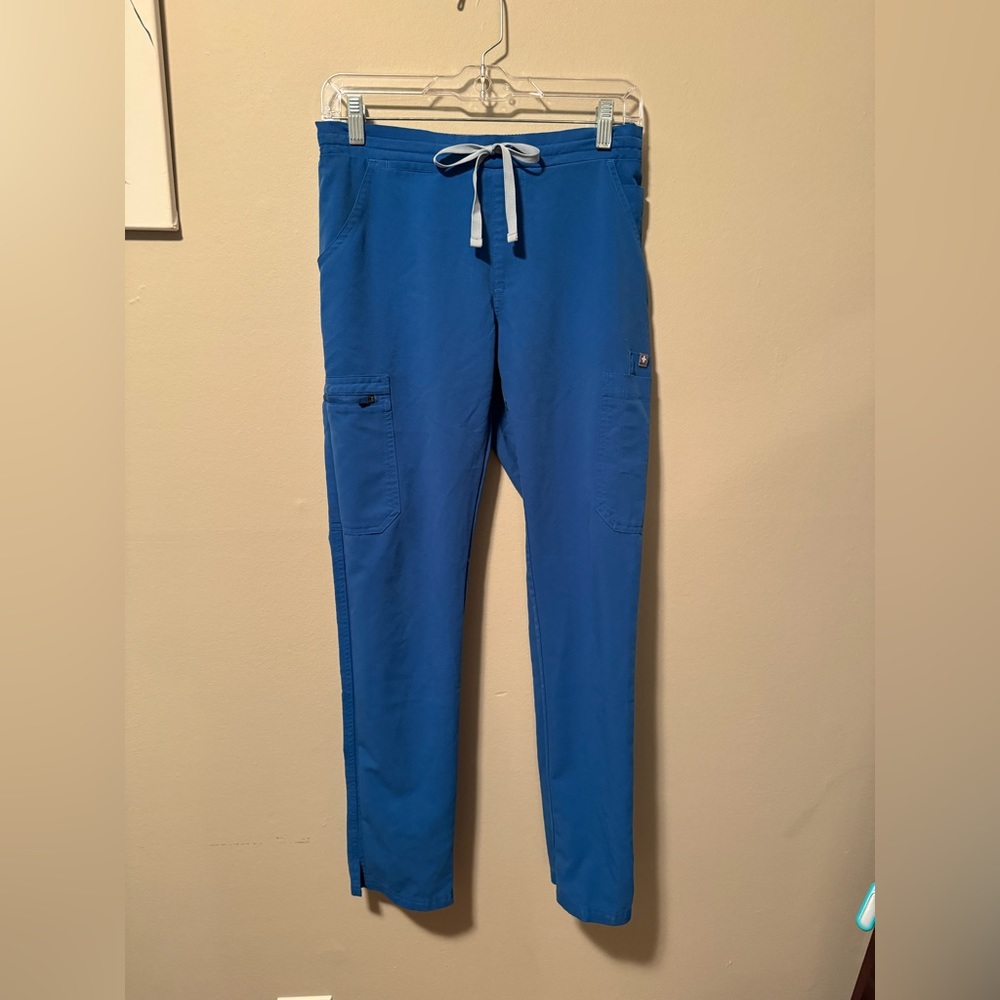 Figs Technical Collection Womens Size XS Royal Blue Nursing Scrubs Pants